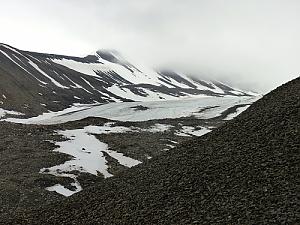 Tverdallen Longyearbreen view point