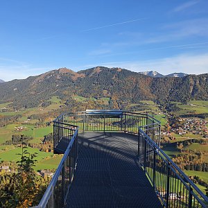 Hutberg a vyhlídka Stoderer Weitblick