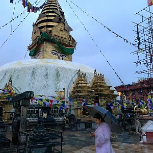 Swayambhu hill (1400 m)