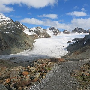 Alpy Pitztal: ledovec