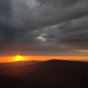 Miros na vrcholu Lysá hora (25.6.2022 4:58)