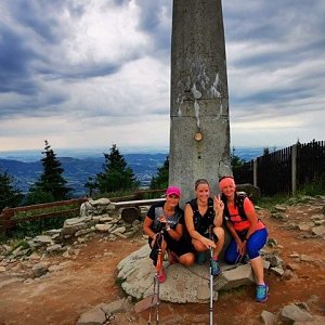 Kateřina Turčeková na vrcholu Lysá hora (14.7.2022 18:00)