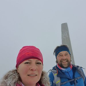 Peťulik na vrcholu Lysá hora (27.1.2023 13:00)