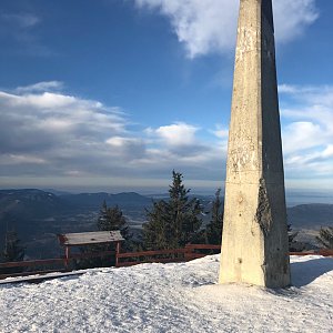 RŠind na vrcholu Lysá hora (2.2.2020 10:35)