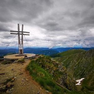 Jiří Králík na vrcholu Falkert (2.7.2021 12:32)