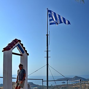 Jarda Vála na vrcholu Asini (19.8.2021)