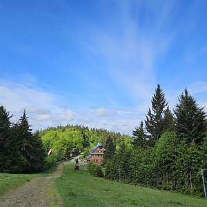 Marcela Kubíčková na vrcholu Stolečný vrch - Z vrchol (18.5.2024 10:30)