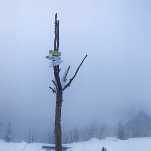 Martin Matějka na vrcholu Skrzyczne (11.12.2021 14:26)