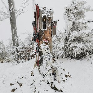 Radim Fcb na vrcholu Ondřejník (7.2.2021 12:00)