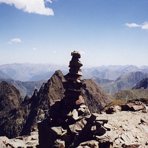 Vratislav Sejkora na vrcholu Pico Salvaguardia (20.8.2000 14:30)