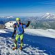 Martin Horáček na vrcholu Grand Combin de Grafeneire (20.7.2023 8:15)