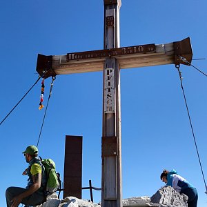 Martin Suchopár na vrcholu Hochfeiler (10.8.2024 10:44)