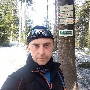 Pavel Skřičík na vrcholu Zimný (30.3.2019 12:53)