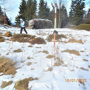 PA!WELL na vrcholu Pálenice - SV vrchol (16.1.2022 12:51)