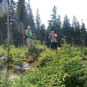 Vladimír Grančay na vrcholu Nad Bučinou (31.8.2013 13:09)