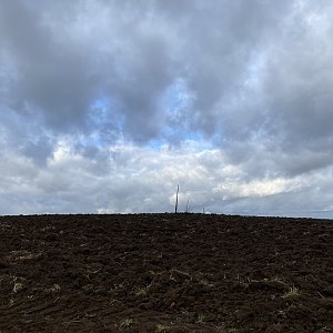 Miroslav Příhonský na vrcholu Nad střelnicí (14.2.2022 22:32)