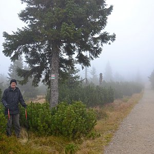 Jarda Vála na vrcholu Čihadlo (14.10.2022)