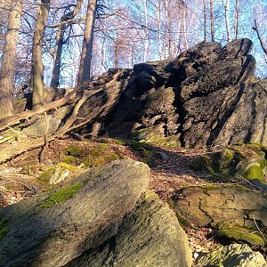 Torr na vrcholu Točník (11.3.2022 15:45)