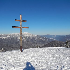 Rastislav Biarinec na vrcholu Končitá (11.1.2021 12:03)