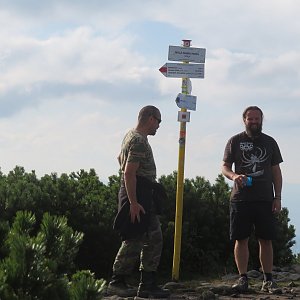 Daniel Ledl na vrcholu Malá Babia hora (26.9.2021 16:52)