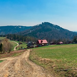 Zdeněk "DrakMrak" na vrcholu Velký Stožek / Stożek Wielki (20.4.2019 14:53)