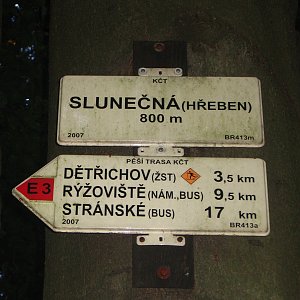 Aleš Kraus na vrcholu Slunečná (21.8.2015 19:40)