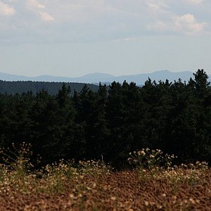 Bouřka na vrcholu Na Drahách (26.6.2022 15:40)