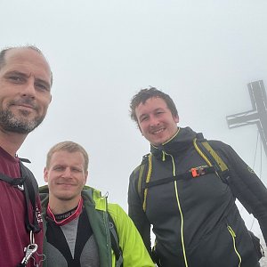 Tom Smudy na vrcholu Hochschwab (13.7.2024 13:11)