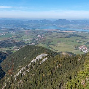 Ľuboš na vrcholu Na Jame (8.10.2022 12:40)