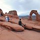 Bohumír Michal na vrcholu Delicate Arch - SV vrchol (15.7.2012)