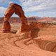 Bohumír Michal na vrcholu Delicate Arch - SV vrchol (15.7.2012)