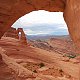 Bohumír Michal na vrcholu Delicate Arch - SV vrchol (15.7.2012)