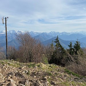 Tereza na vrcholu Schoberstein (29.4.2022 18:00)