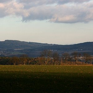 Bouřka na vrcholu Nad Drahotínským rybníkem (13.2.2024 15:55)