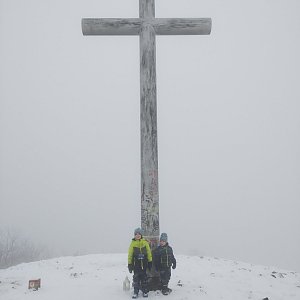 Jiří Škorec na vrcholu Radobýl (9.12.2023 9:33)