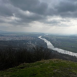 Jan Bartoníček na vrcholu Radobýl (10.3.2024 10:07)