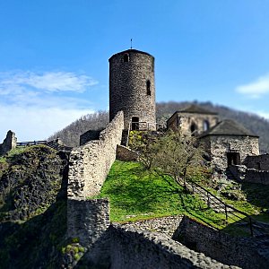 Radek Vohryzka na vrcholu Střekov (9.4.2023 11:25)