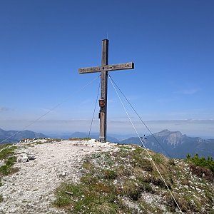 Láďa na vrcholu Rinnkogel (22.5.2022 2:00)