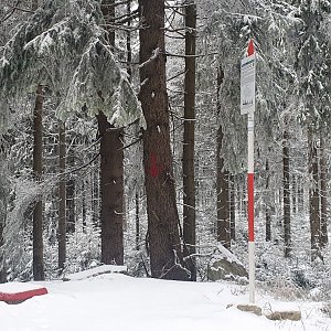 TP na vrcholu Tisovský vrch (Pajndl) (20.1.2023 9:51)