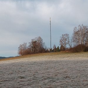 VěrkaN na vrcholu Korunní hora - SZ vrchol (8.1.2023 9:36)