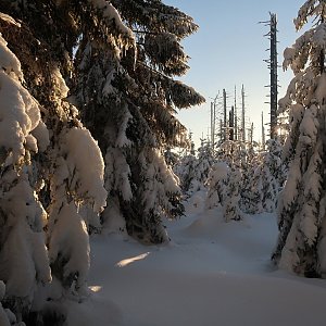 Bouřka na vrcholu Předěl (8.2.2023 8:22)