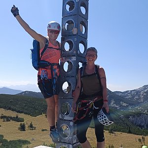 Mišule Kudlačka na vrcholu Alberfeldkogel (24.8.2024 13:04)