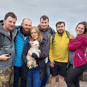 ženda na vrcholu Děčínský Sněžník (13.5.2023 13:00)