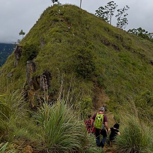 Radim na vrcholu Little Adam's peak (12.2.2022)