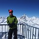 Martin Horáček na vrcholu Klein Matterhorn  (21.3.2011 14:20)