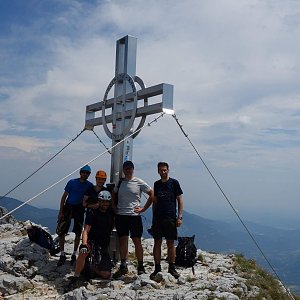 Bodik na vrcholu Preiner Wand (7.7.2017 12:30)