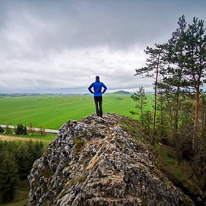 Jiří Králík na vrcholu Obłazowa (7.5.2023 19:43)