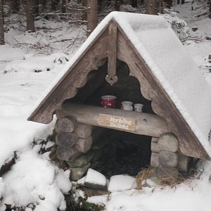 Vladimír Grančay na vrcholu Obrovec (28.11.2015 13:15)