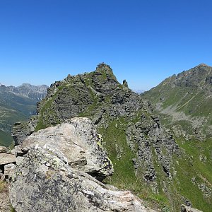 ZdenkaV na vrcholu Schlappiner Spitze - J vrchol (19.7.2022)