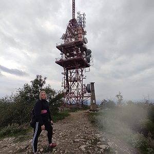 Ketty Dubňanská na vrcholu Děvín (25.9.2022 14:30)